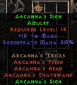 LEGACY Arcannas Tricks Europe Ladder  / (Items) Sign Amulet