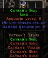 LEGACY Cathans Traps Europe Ladder  / (Items) Visage Helm