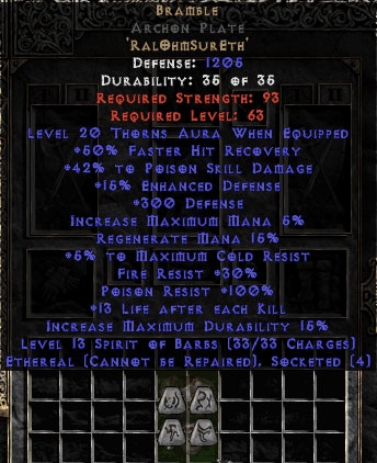 Bild 1 von Bramble Archon Plate Eth 40-49 Psd Softcore Resurrected NL