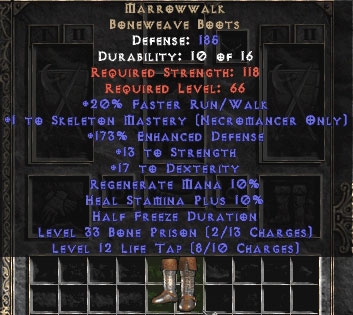 Bild 1 von Marrowwalk 2 Skill 20 Str Softcore Resurrected Ladder