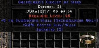 Bild 1 von LEGACY 3 Nec Summoning 30 Frw 2 Sock Circlet Europe NON Ladder