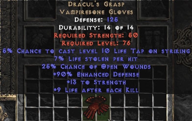 Bild 1 von Draculs Grasp 10 LL 15STR Hardcore Resurrected Ladder