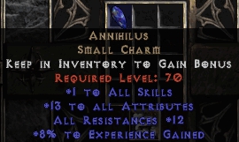 Bild 1 von Anni +20 All Resist +20 All Atr +10 Exp Hardcore Resurrected Ladder