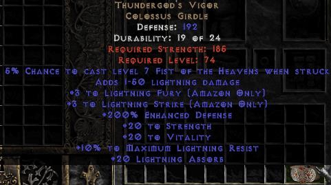 Bild 1 von Thundergods Vigor 200 Ed Upg 183-212 Def Softcore Resurrected Ladder