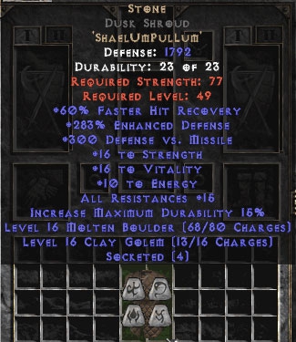 Bild 1 von Stone Dusk Shroud 290-304 Edef Softcore Resurrected Ladder