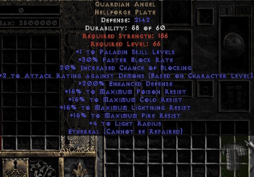Bild 1 von LEGACY Guardian Angel Ethereal 200Ed Upgraded 1893-2384 Defense Europe Non Ladder