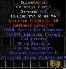 Bild 1 von Bladebuckle 100Ed Upg 150-171Def Softcore Resurrected NON Ladder