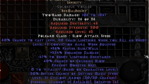 Bild 1 von Infinity Eth Colossus Voulge 300-339 Ed Softcore Resurrected NL