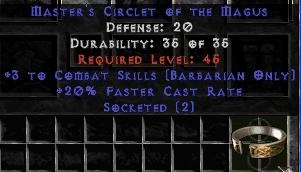 Bild 1 von LEGACY 3 Barb Combat 20 Fcr 2 Sock Circlet Europe NON Ladder