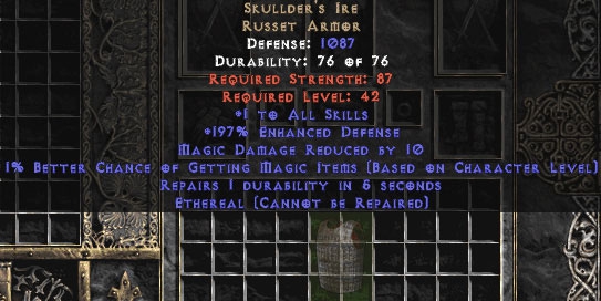 Bild 1 von LEGACY Skullders Ire Eth Europe Non Ladder  / (Stats) 200 Def Perfect