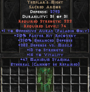 Bild 1 von Templars Might Eth 2 Aura Softcore Resurrected Ladder