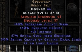 Bild 1 von LEGACY Goldwrap Europe Non Ladder  / (Stats) 80 Extragold 60 Def Perfect