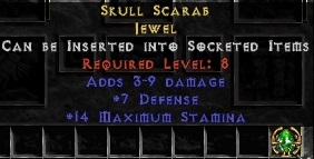 Bild 1 von LEGACY Skull Scarab Rare VLD Jewel Lvl 9 Europe Non Ladder