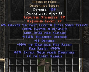 Bild 1 von LEGACY Infernostride Europe Non Ladder  / (Stats) 70 Eg 150 Def Perfect
