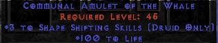 Bild 1 von Amulet 3 Shape Shifting Skills 100 Life Softcore Resurrected NL