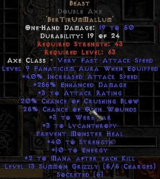 Bild 1 von LEGACY Beast Double Axe 285 Ed 40 Str Perfect Europe NON Ladder