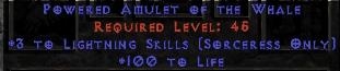 Bild 1 von Amulet 3 Lightning Skills 100 Life Softcore Resurrected NL