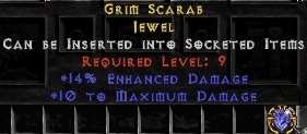 Bild 1 von LEGACY Grim Scarab Rare VLD Jewel Lvl 9 Europe Non Ladder