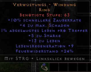 Bild 1 von Craft Caster Ring Softcore Resurrected Non ladder