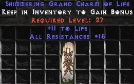 Bild 1 von LEGACY Grand Charm 15 All Resist 20-29Life Europe Softcore Ladder