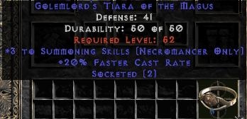 Bild 1 von LEGACY 3 Nec Summoning 20 Fcr 2 Sock Tiara Europe NON Ladder