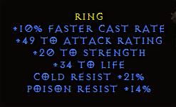 Bild 1 von LEGACY Rare Caster Ring Europe Softcore Non Ladder