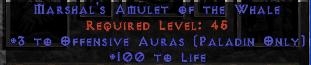 Bild 1 von Amulet 3 Offensiv Auras 100 Life Softcore Resurrected NL