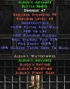Bild 1 von Set Aldurs Advance 50 Fire Res Softcore Resurrected Ladder