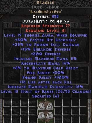 Bild 1 von Bramble Dusk Shroud 25-39 Psd Softcore Resurrected Ladder