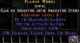 Bild 1 von LEGACY Plague Whorl Rare VLD Jewel Lvl 9 Europe Non Ladder