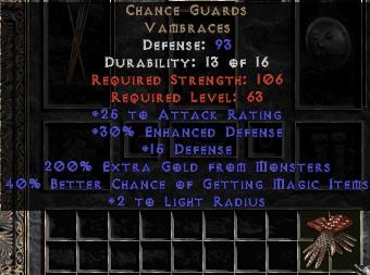 Bild 1 von Chance Guards 40 Mf 30Ed Upg 91-101 Def Softcore Resurrected Ladder