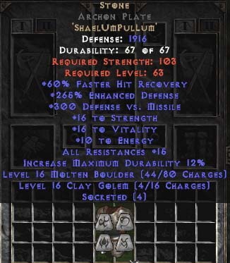 Bild 1 von Stone Archon Plate 290-304 Ed Softcore Resurrected Ladder