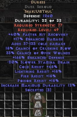Bild 1 von Duress Dusk Shroud 150-199 Ed Softcore Resurrected Ladder