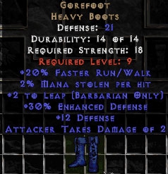 Bild 1 von Gorefoot 30 Ed Perfect Hardcore Resurrected Ladder