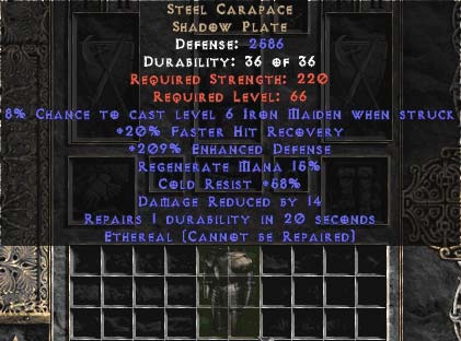 Bild 1 von Steel Carapace Eth Random Softcore Resurrected NON Ladder