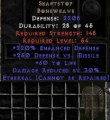 LEGACY Shaftstop Ethereal Upgraded 220ed 1913-2421 Defense Europe Non Ladder