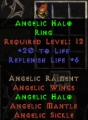Set Angelic Ring Hardcore Resurrected Ladder